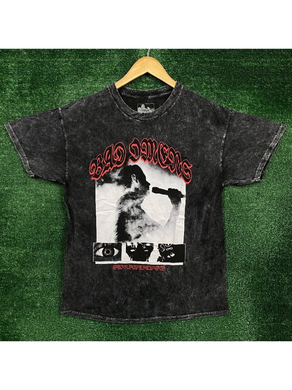 Bad Omens Live! Acid Wash T-shirt size Large